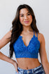 Aria Lace Bralette blue Lace Bralette