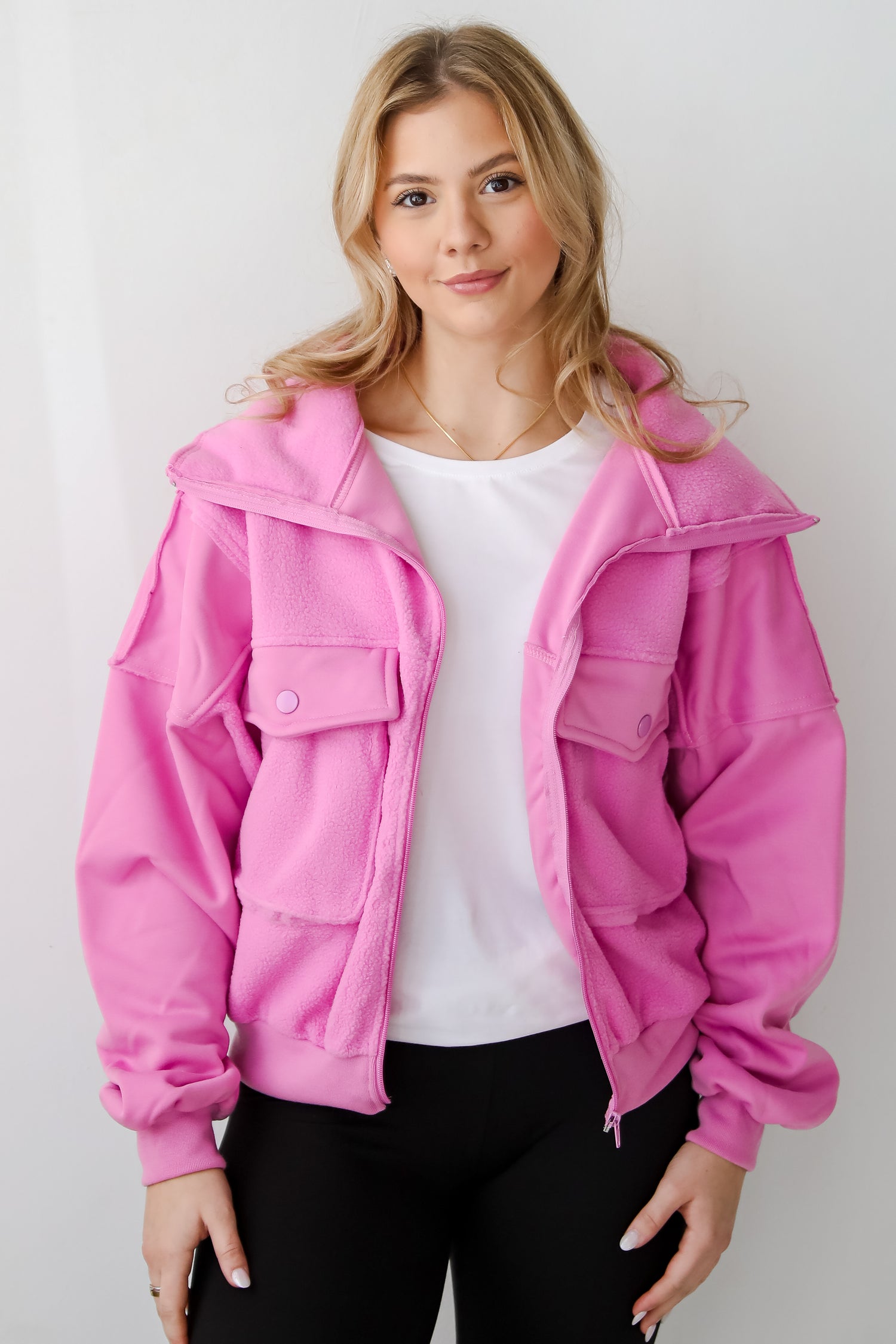 Amazing Comfort Fleece Bomber Jacket