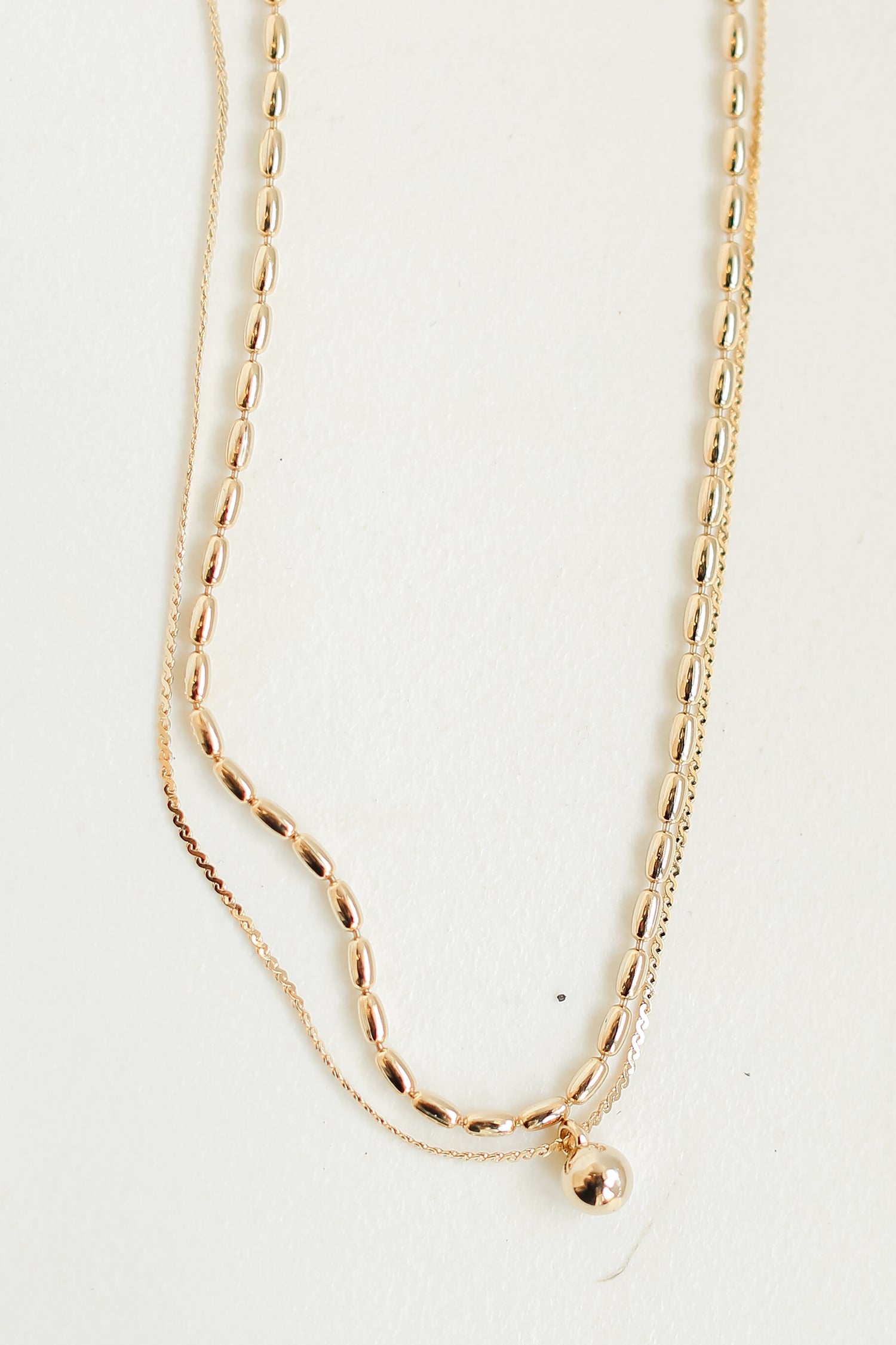 Gold Layered Chain Necklace