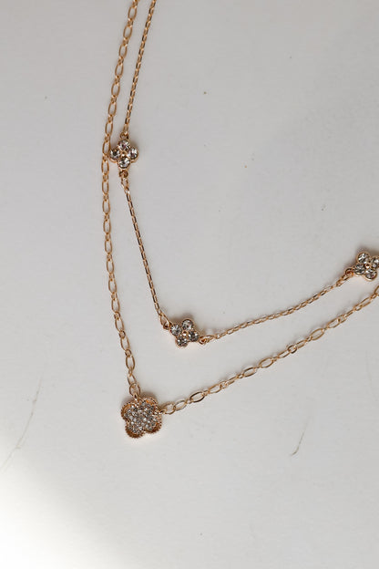 Paige Layered Chain Necklace gold dainty jewelry