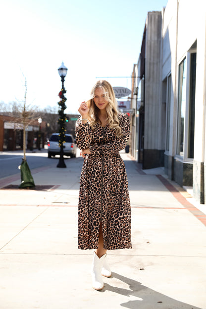 Envied Confidence Leopard Maxi Dress