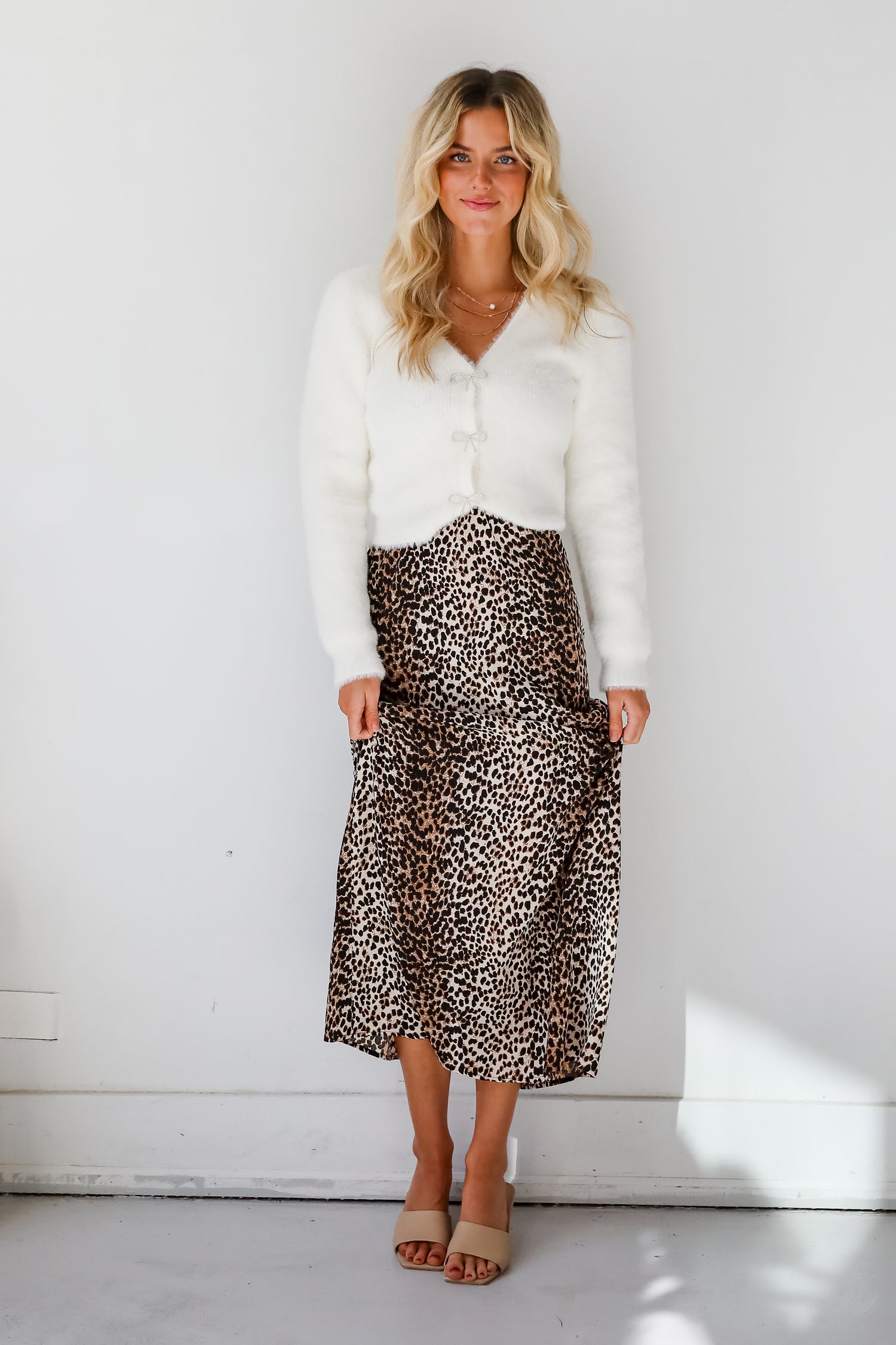 Far Out Leopard Maxi Skirt