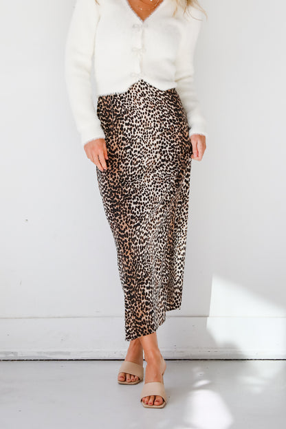 Far Out Leopard Maxi Skirt