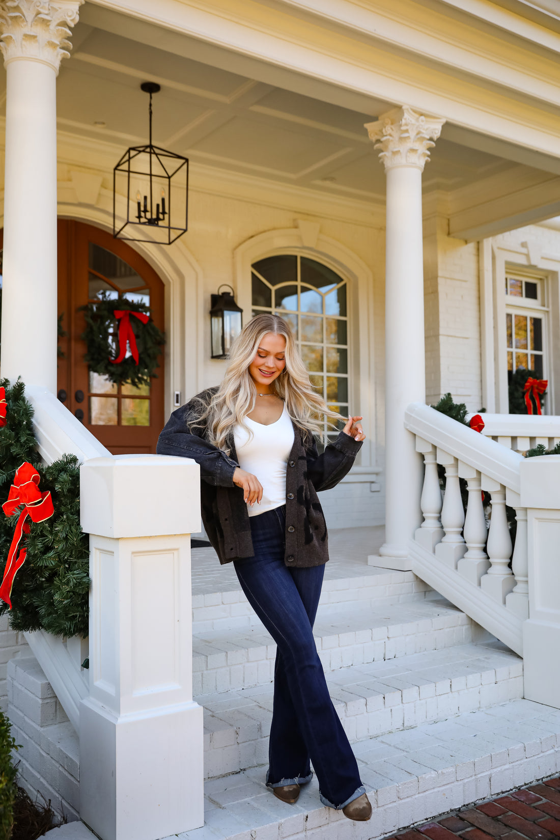 Notable Trendsetter Brown Leopard Sweater Cardigan