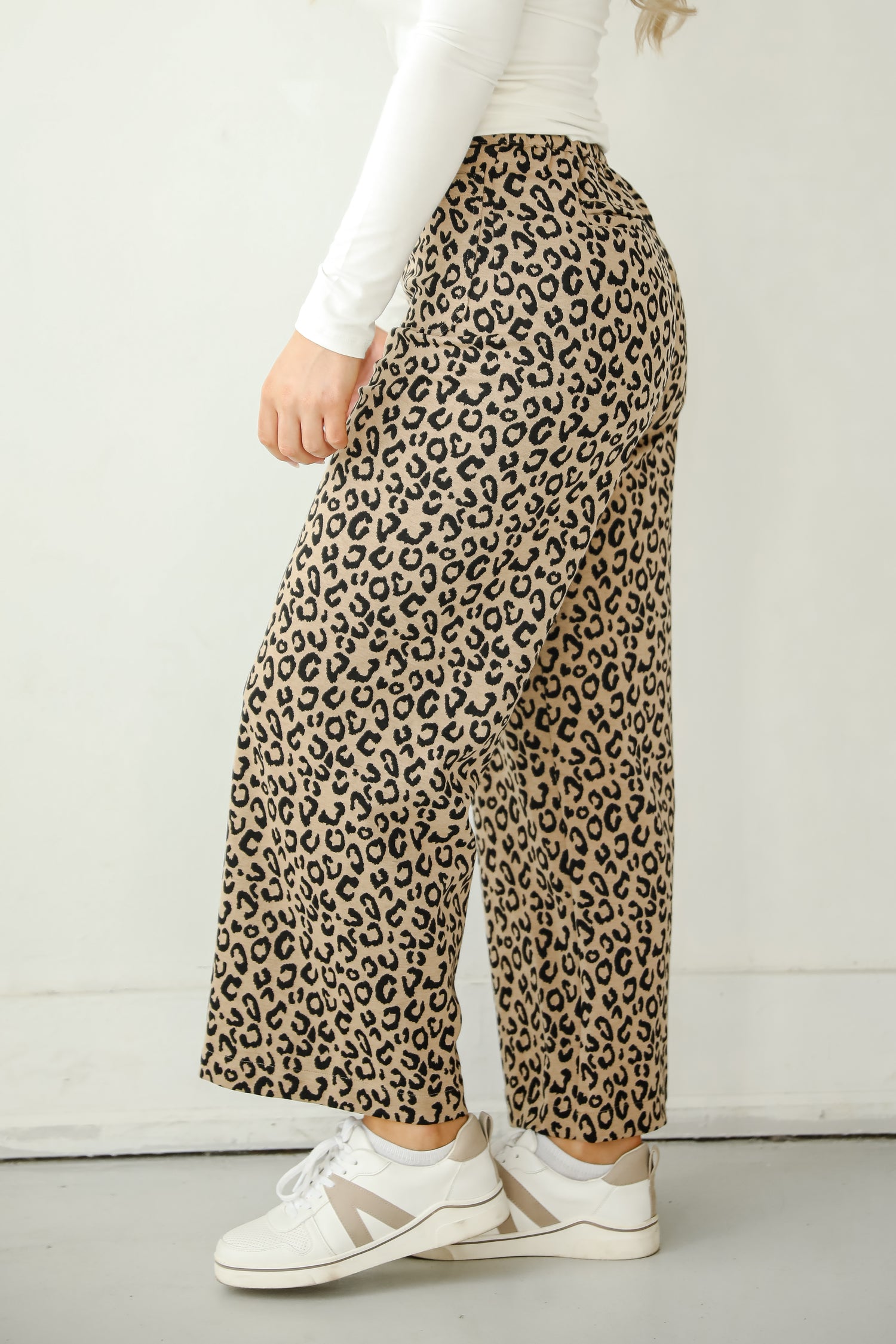 Fierce Aspect Leopard Wide Leg Pants