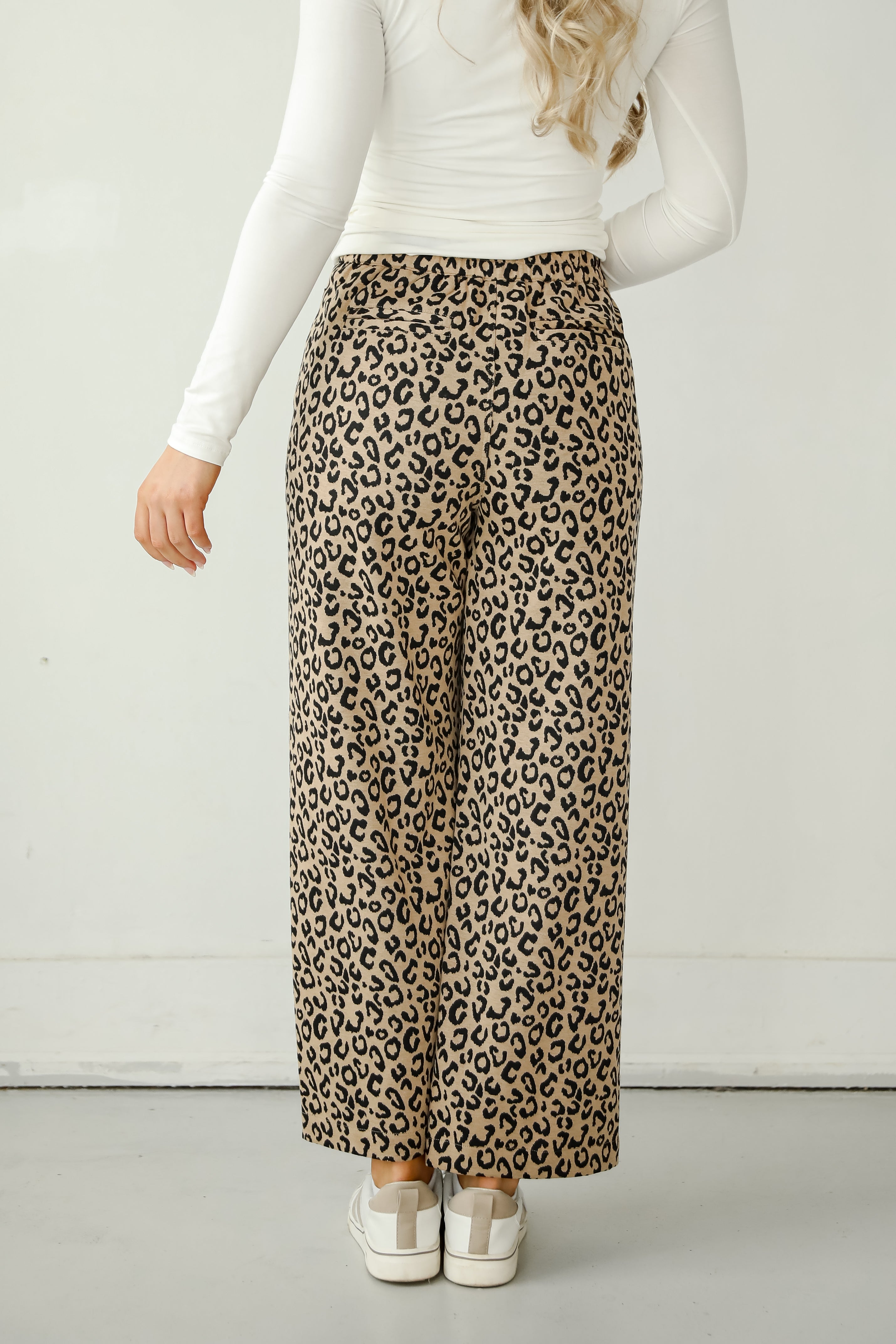 Fierce Aspect Leopard Wide Leg Pants