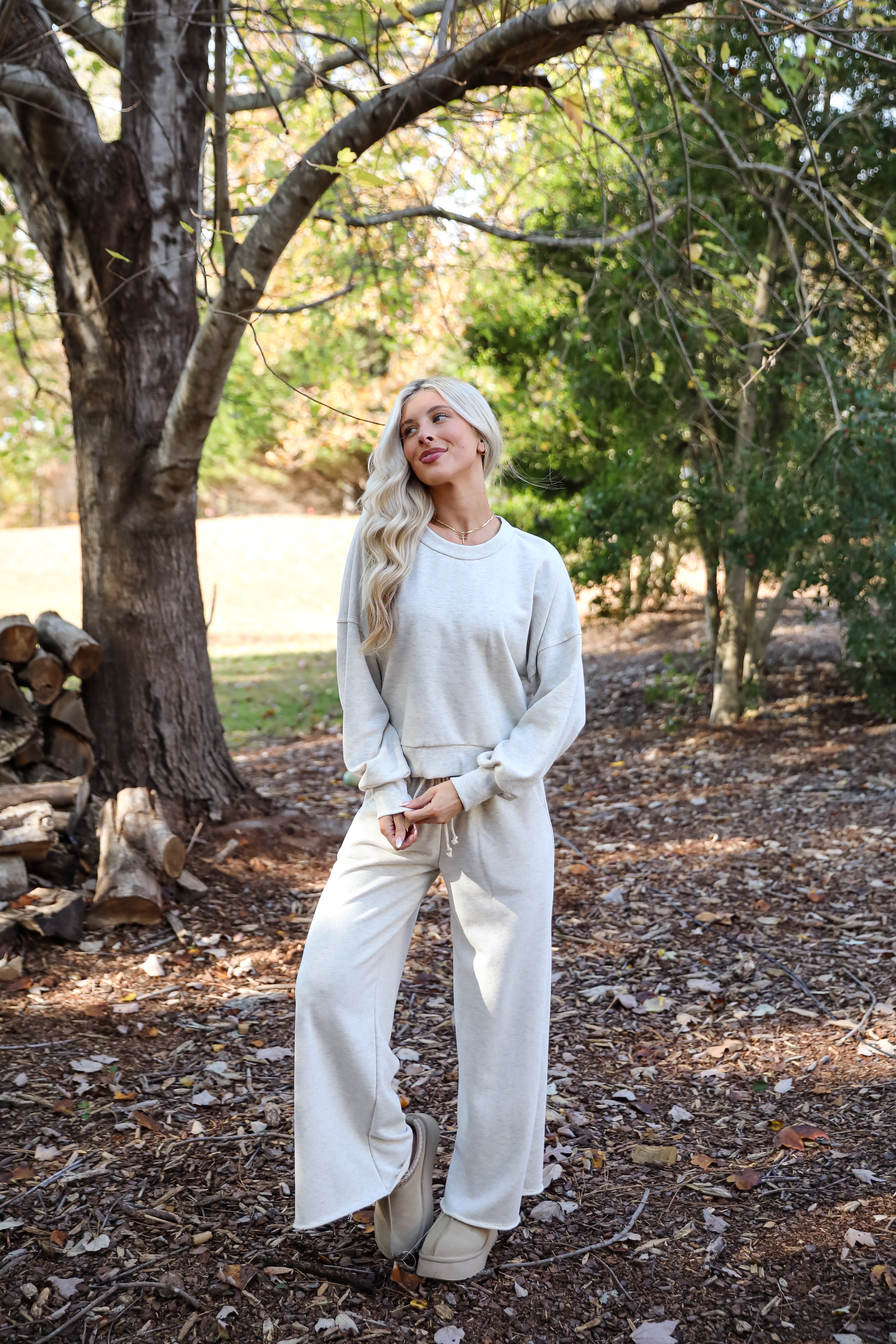 Comfy Always Light Grey Pullover