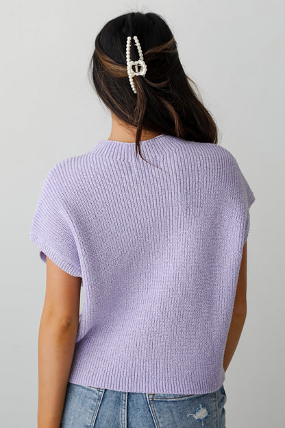 sleeveless sweater top