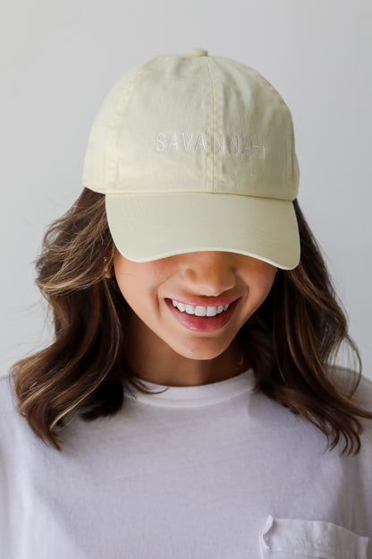 Yellow Savannah Embroidered Hat