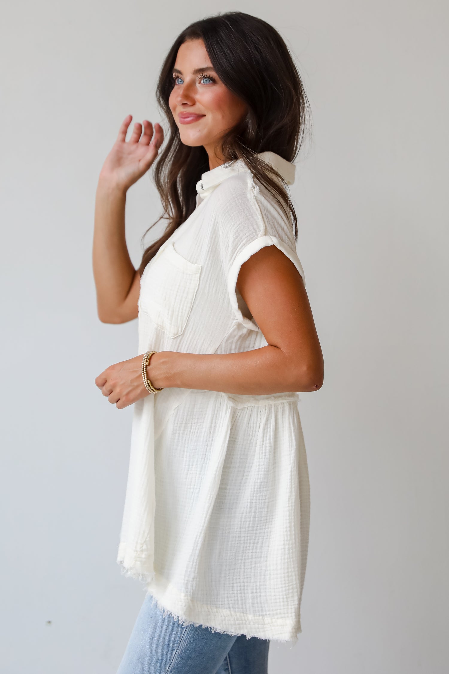 Remarkably Darling Linen Tunic