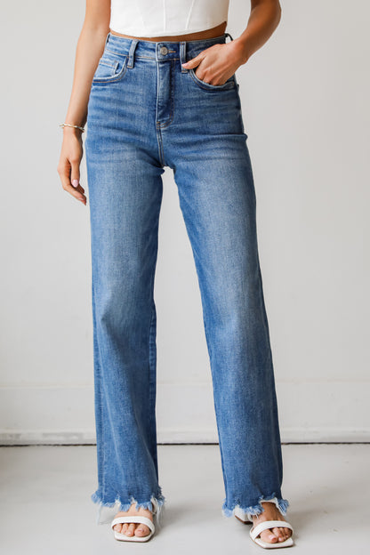 high waisted jeans