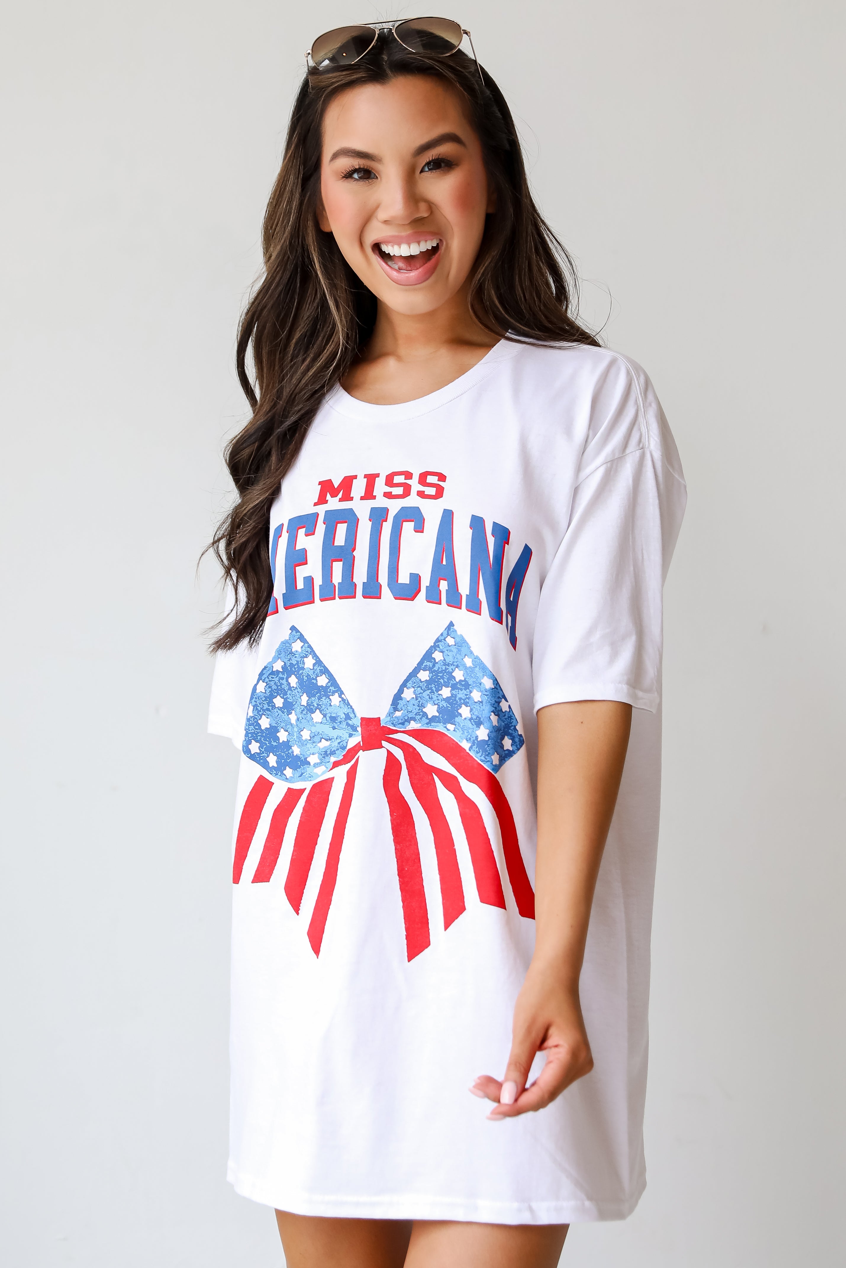 White Miss Americana Graphic Tee