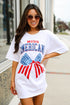 White Miss Americana Graphic Tee