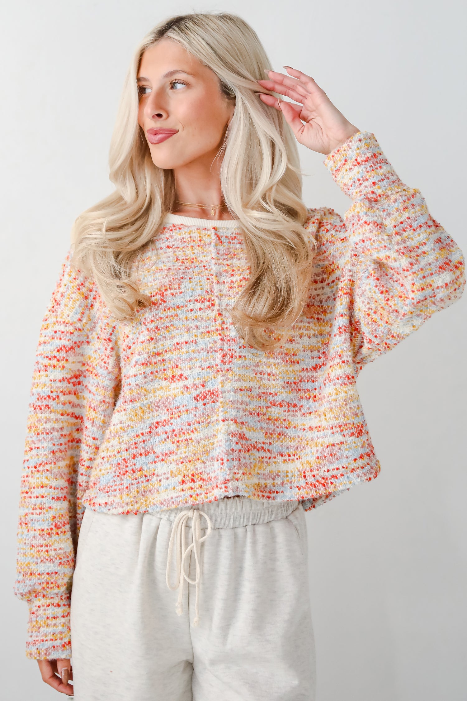 Toasty Charm Multi Sweater