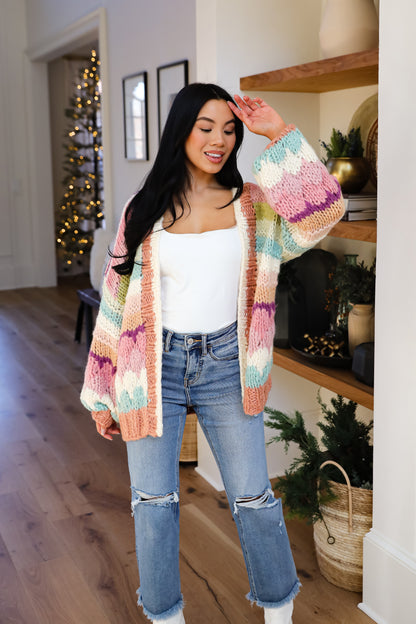 Cozy Coolness Multi Sweater Cardigan