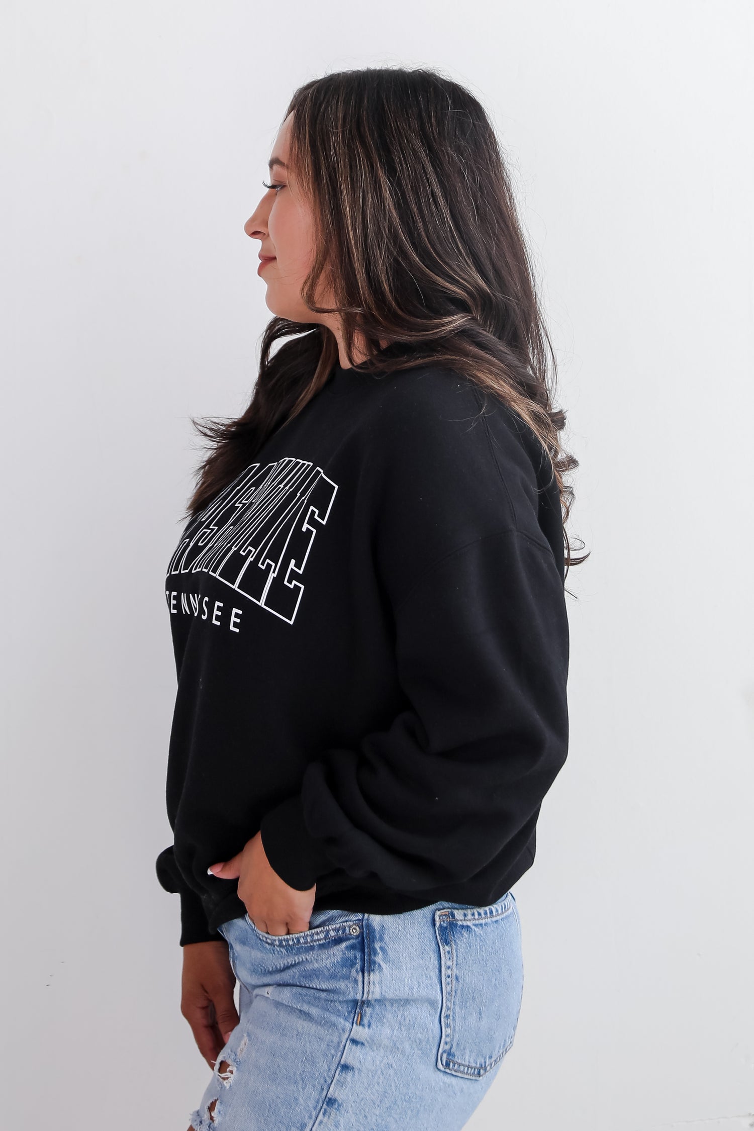 Black Nashville Tennessee Sweatshirt