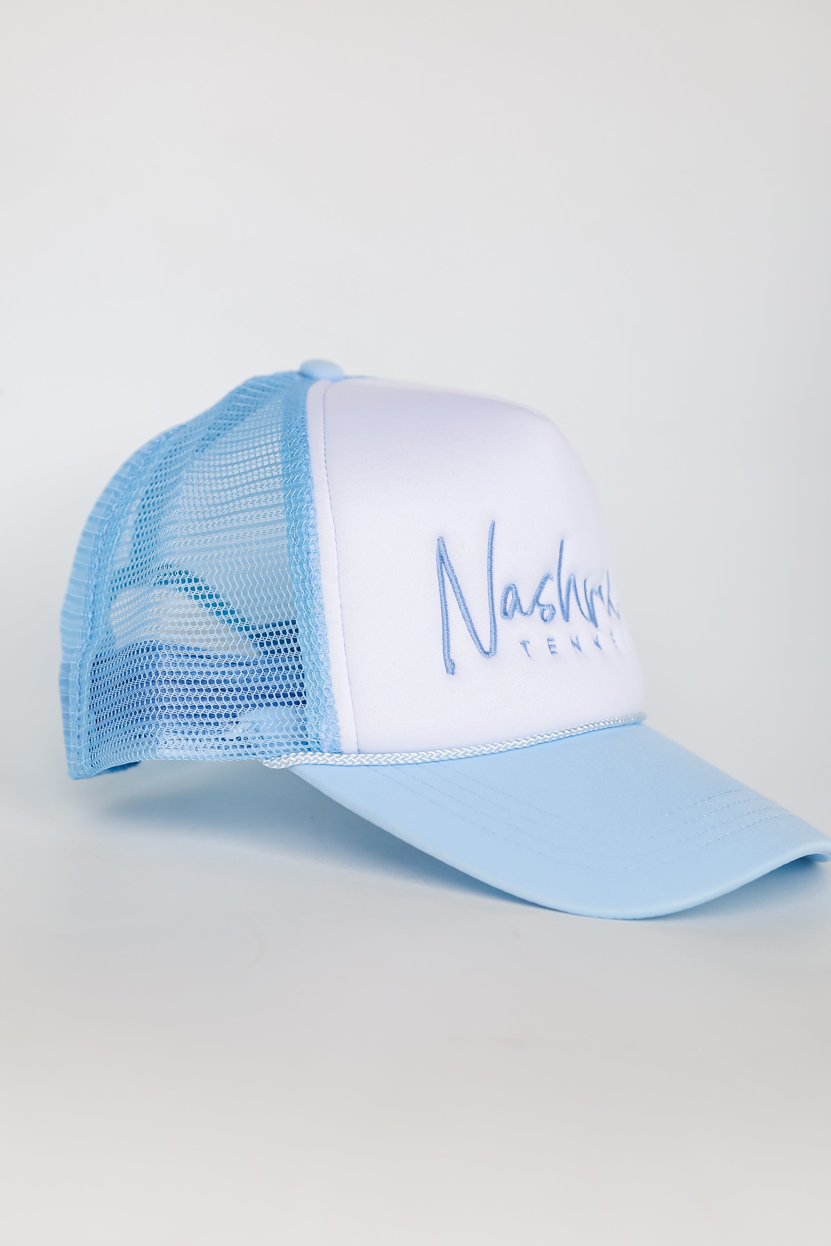 Light Blue Nashville Tennessee Trucker Hat