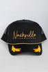 Black Nashville Tennessee Trucker Hat