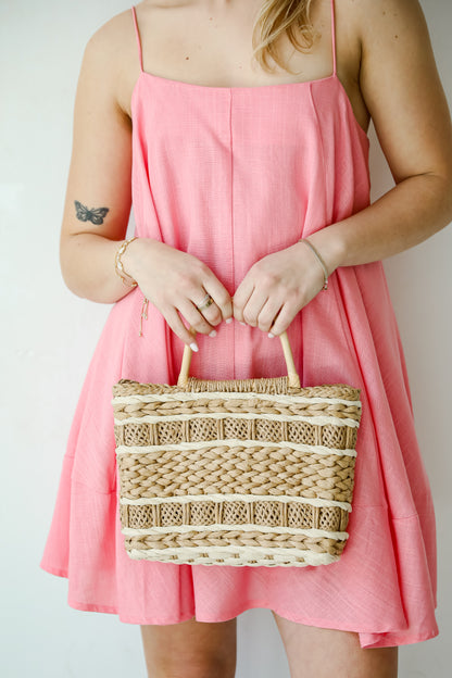 Get Going Natural Straw Handbag