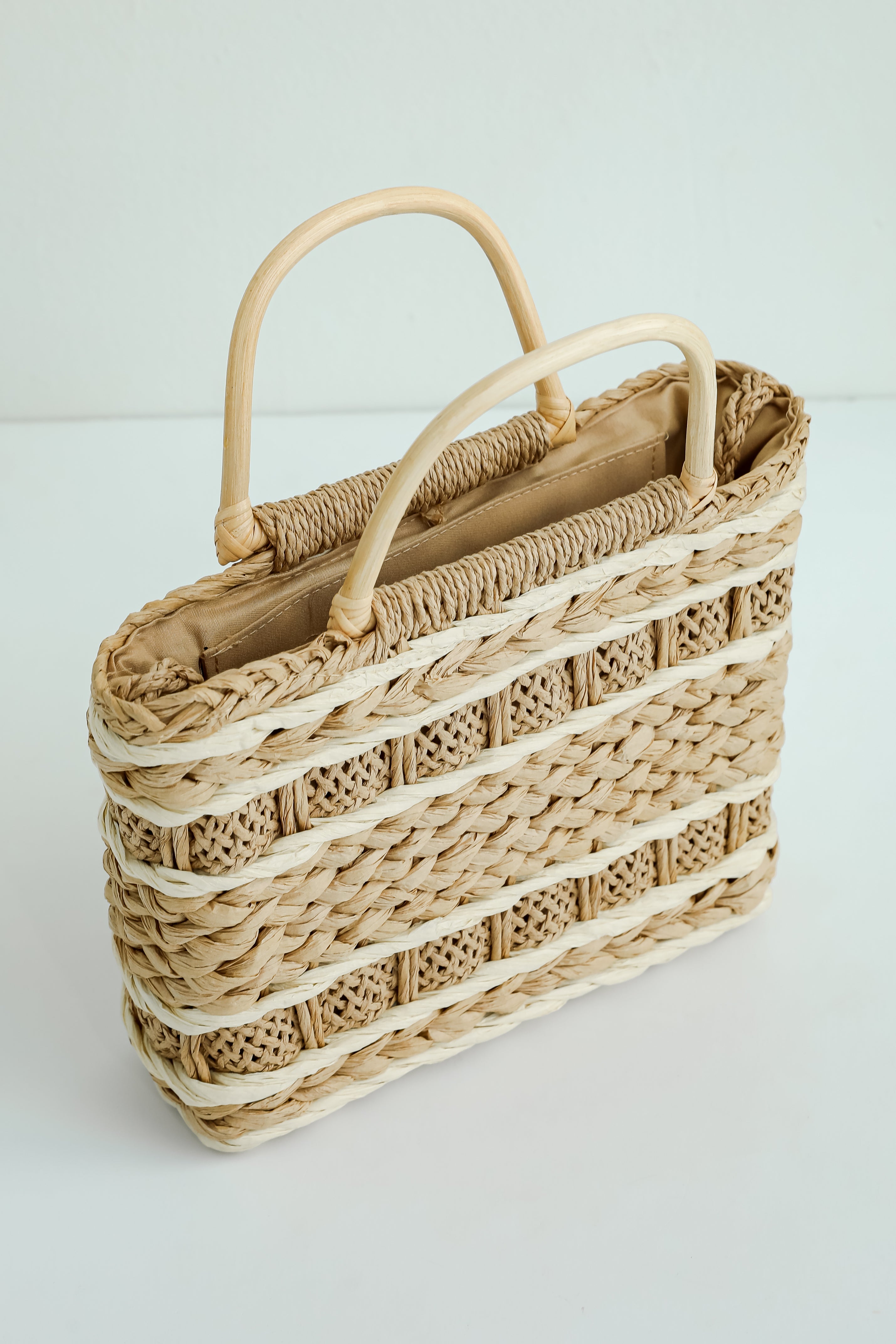 Get Going Natural Straw Handbag