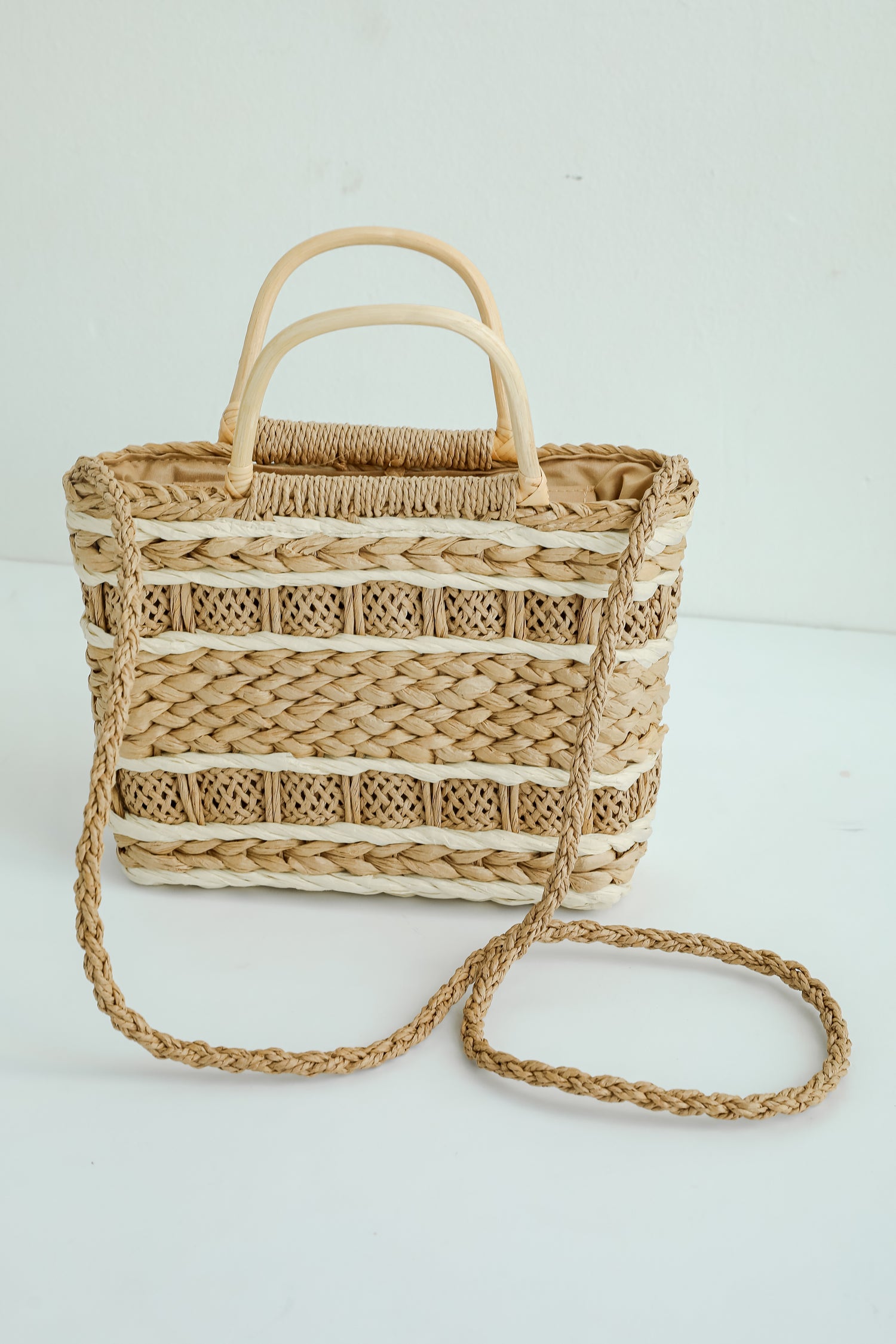 Get Going Natural Straw Handbag