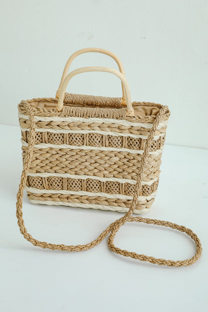 Get Going Natural Straw Handbag