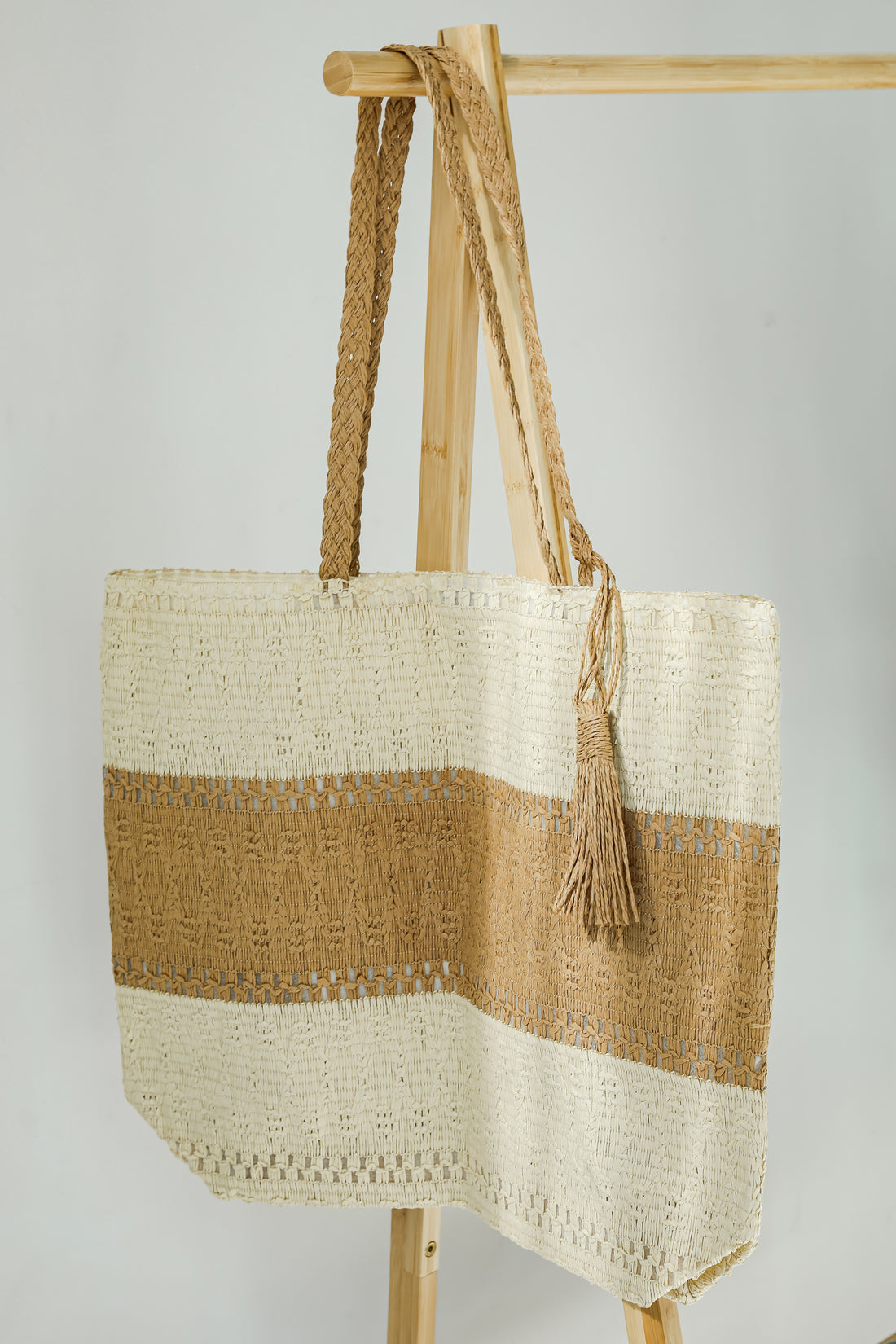 Coast Is Calling Natural Straw Tote Bag