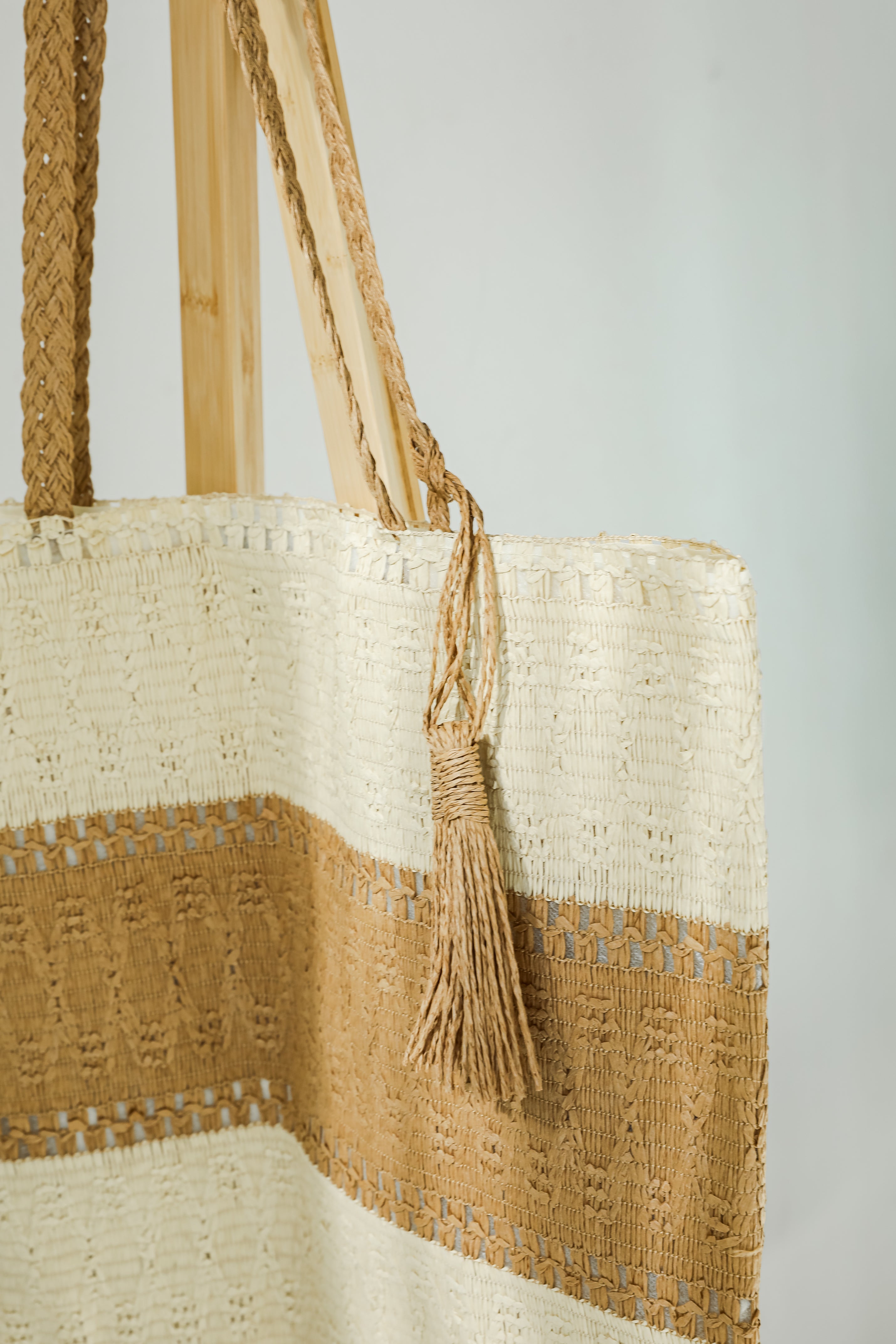 Coast Is Calling Natural Straw Tote Bag