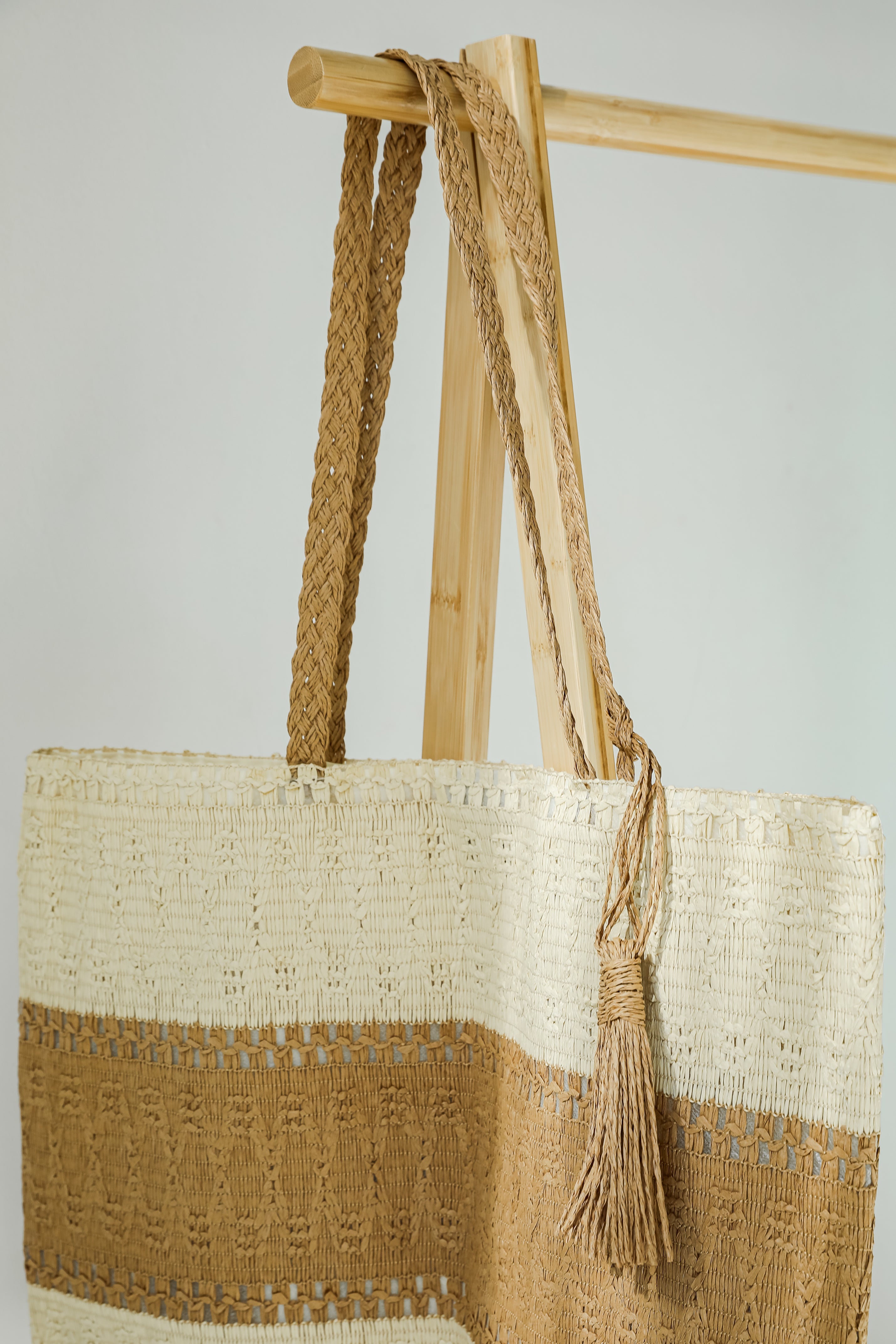 Coast Is Calling Natural Straw Tote Bag