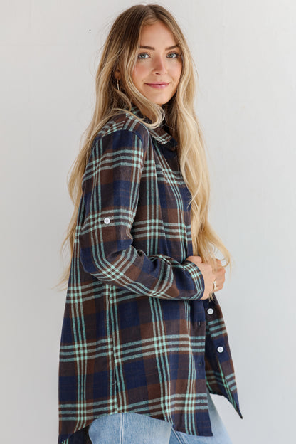 Perfectly Classic Navy Plaid Flannel