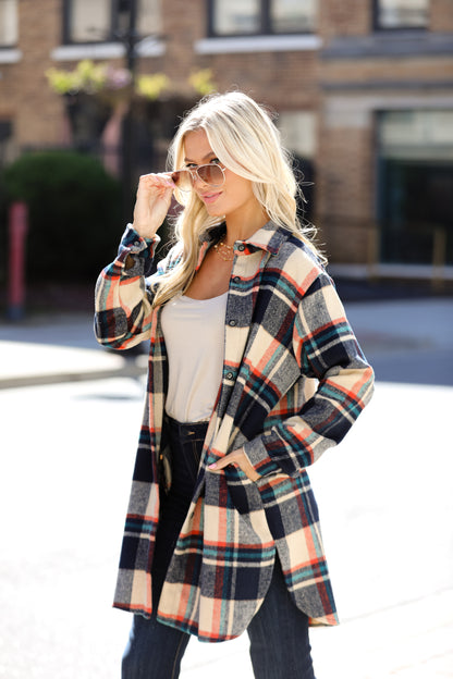 Poised Passion Plaid Shacket