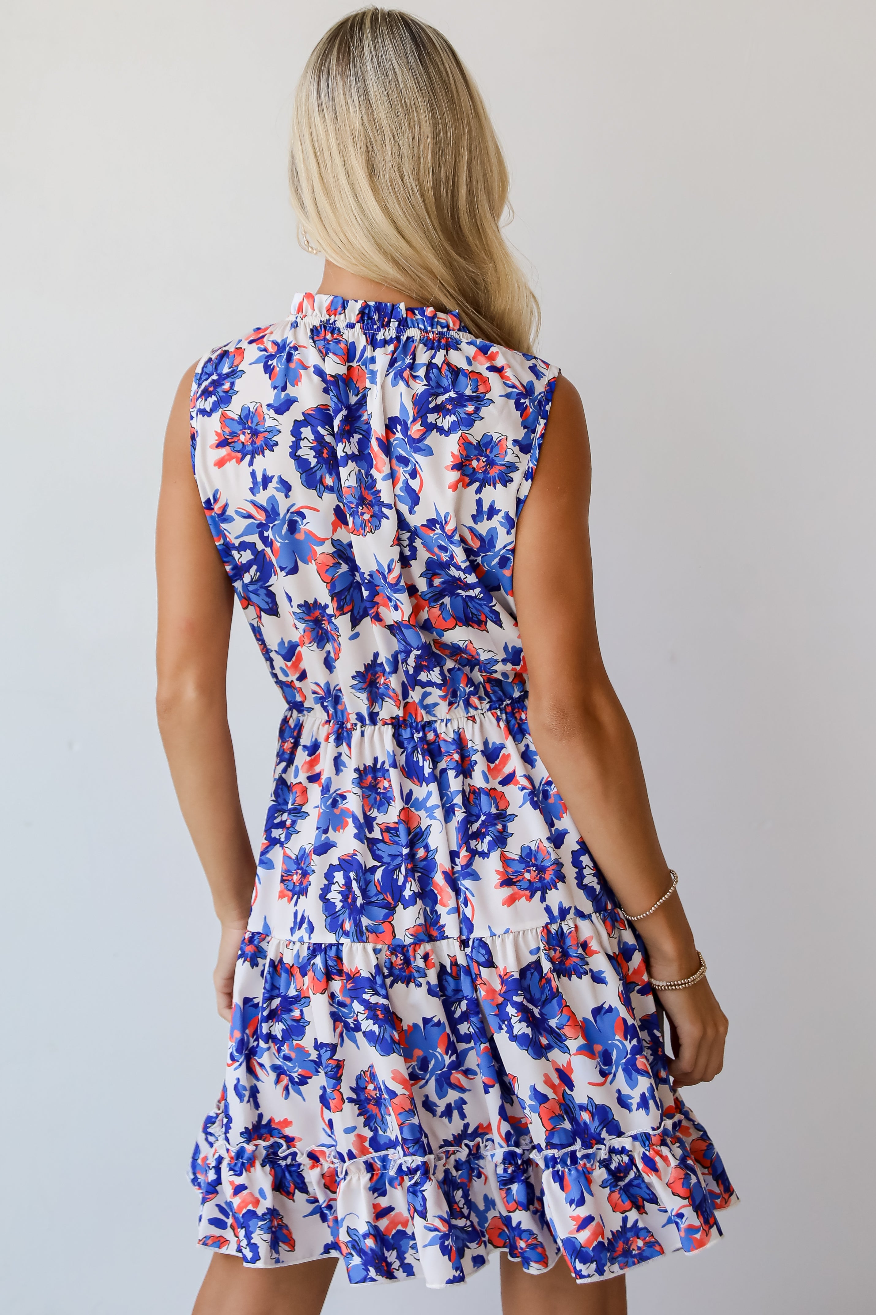 Formally Invited Navy Floral Mini Dress