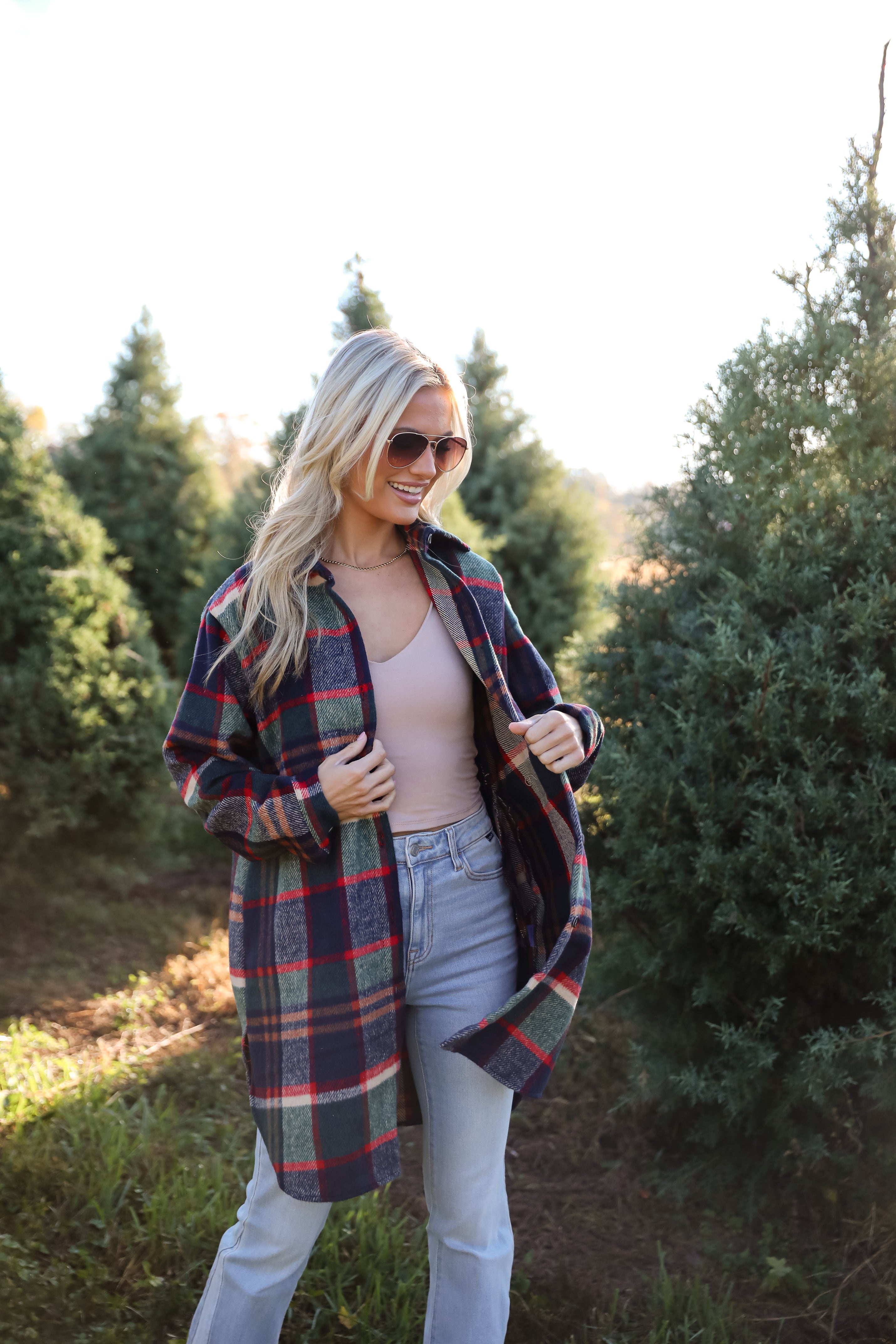 Poised Passion Plaid Shacket