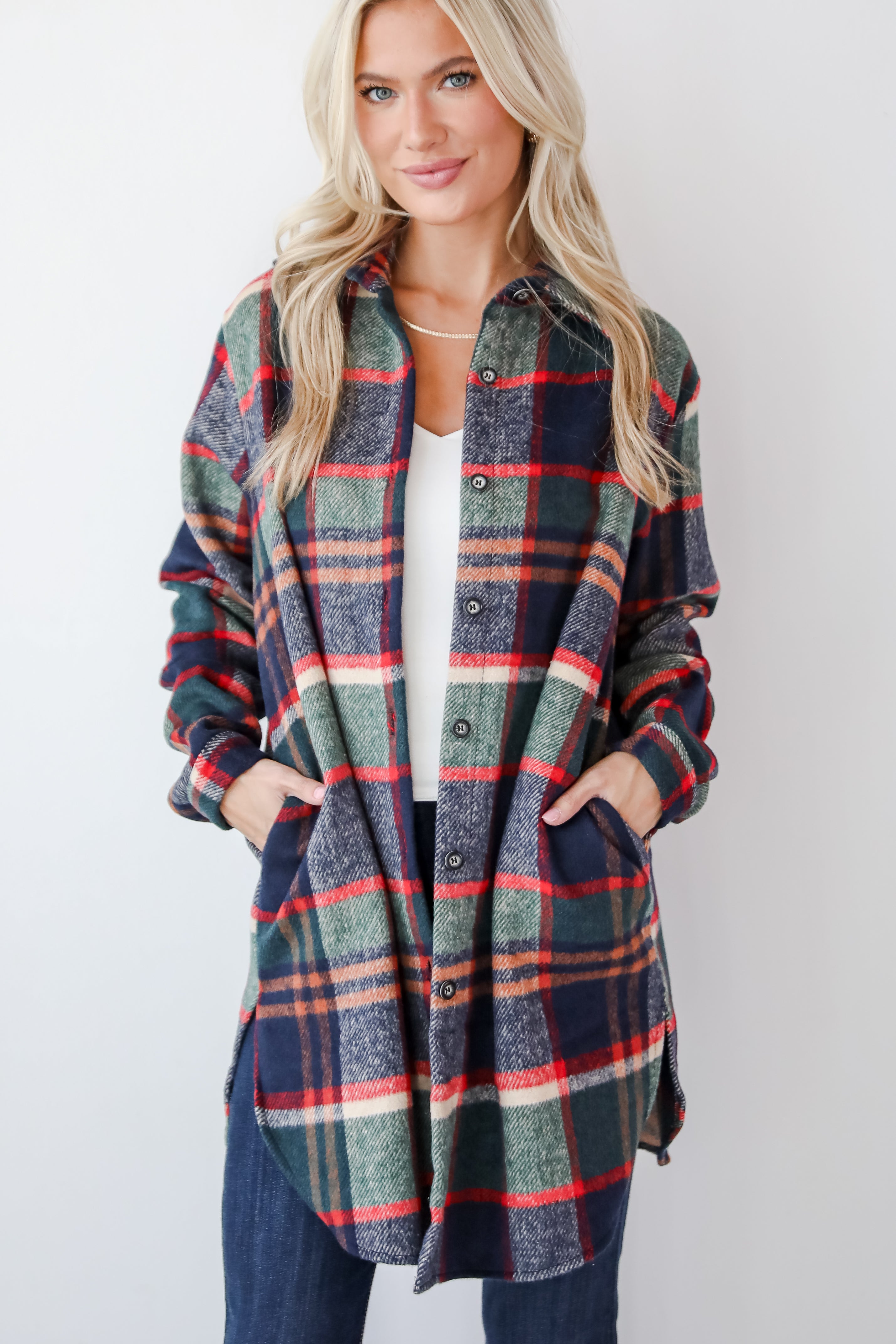 Poised Passion Plaid Shacket