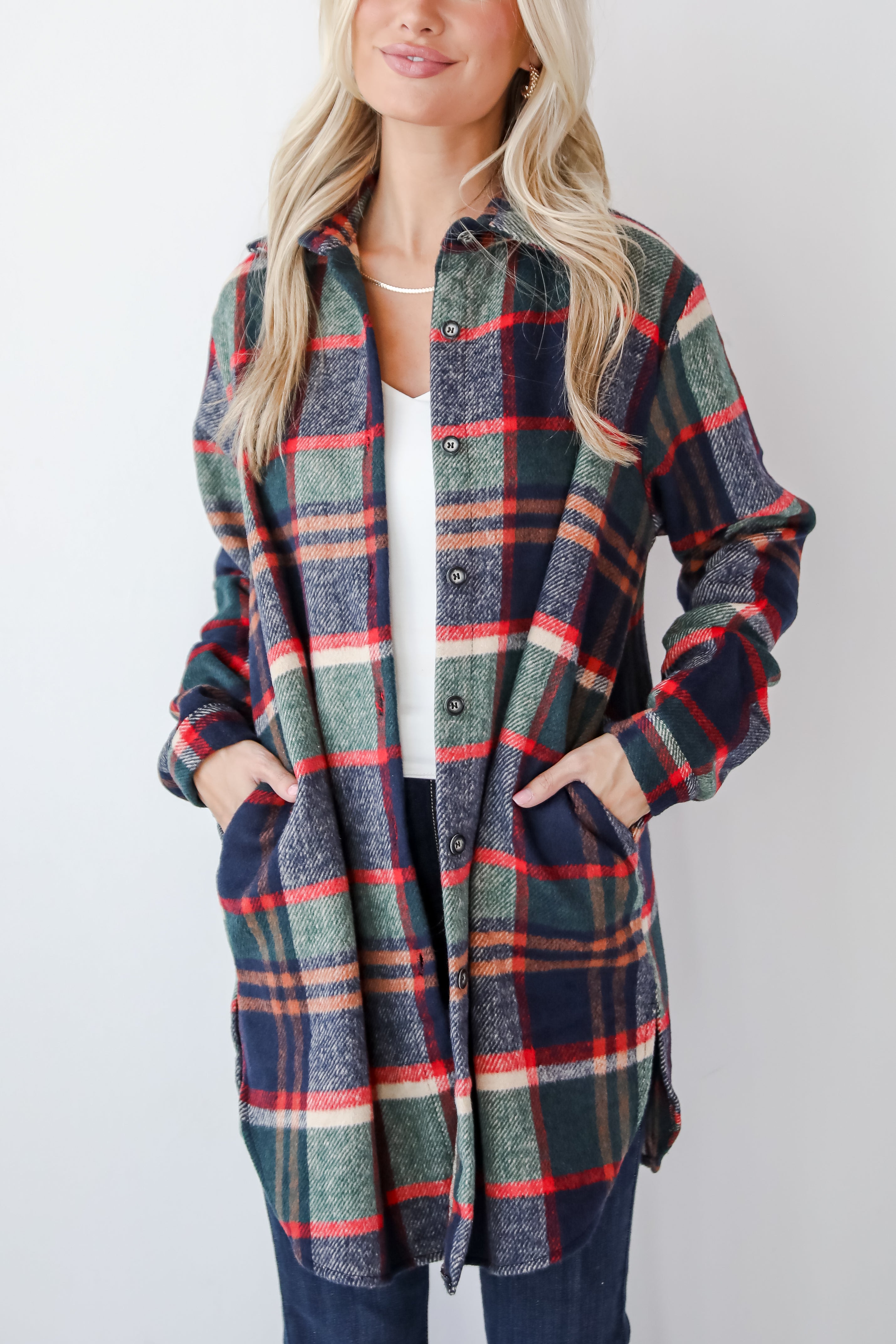 Poised Passion Plaid Shacket