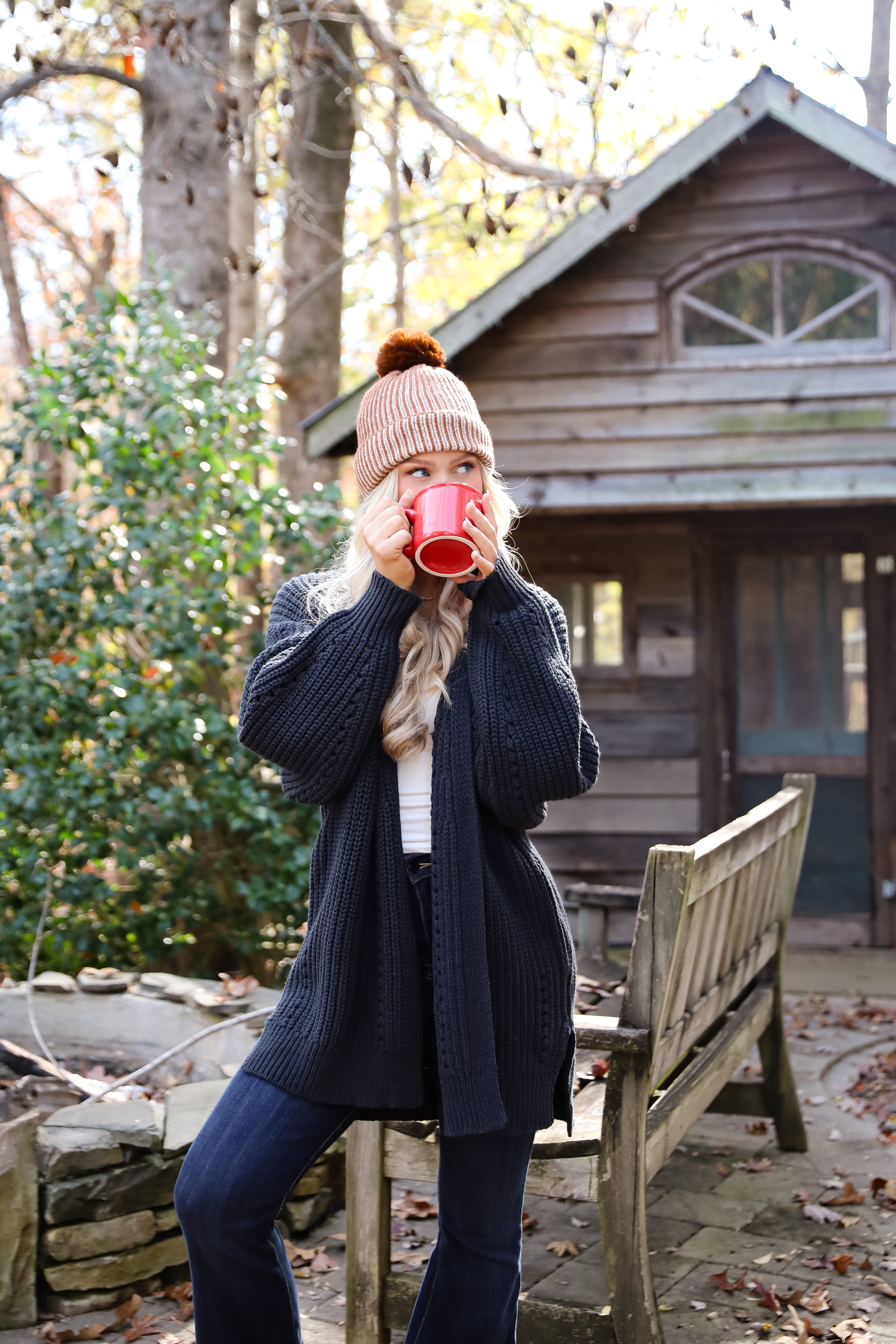 Everyday Design Navy Sweater Cardigan