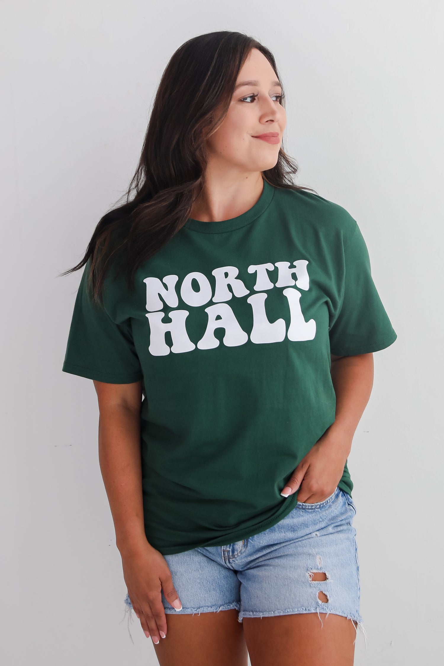 Dark Green North Hall Tee