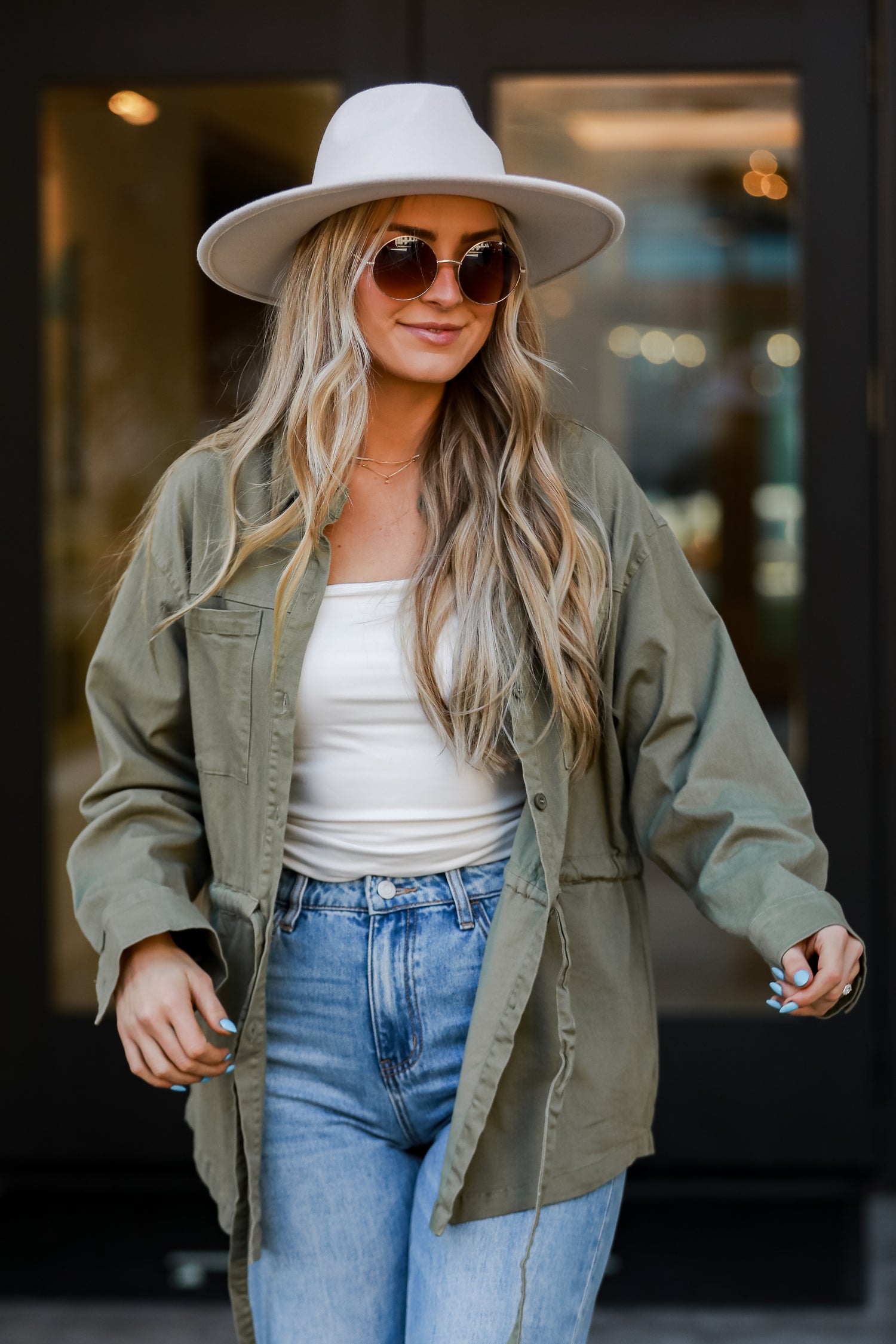 Olive Denim Jacket