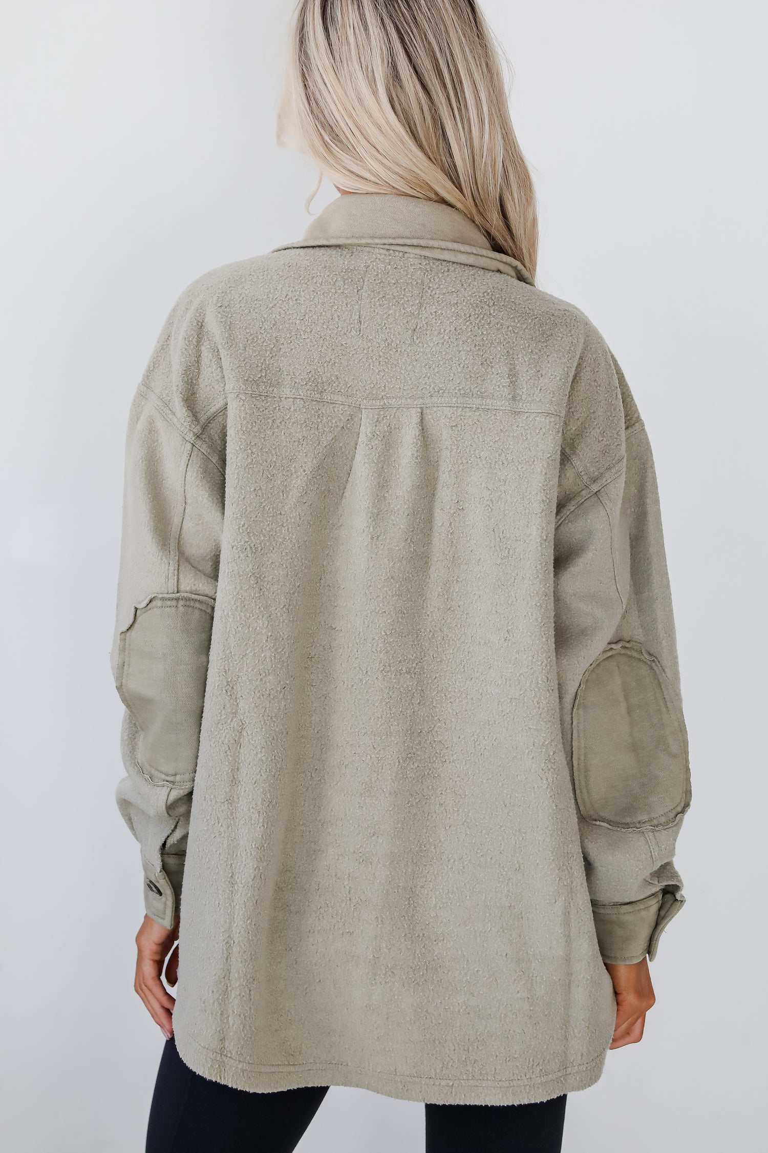 Deluxe Comfort Olive Oversized Shacket