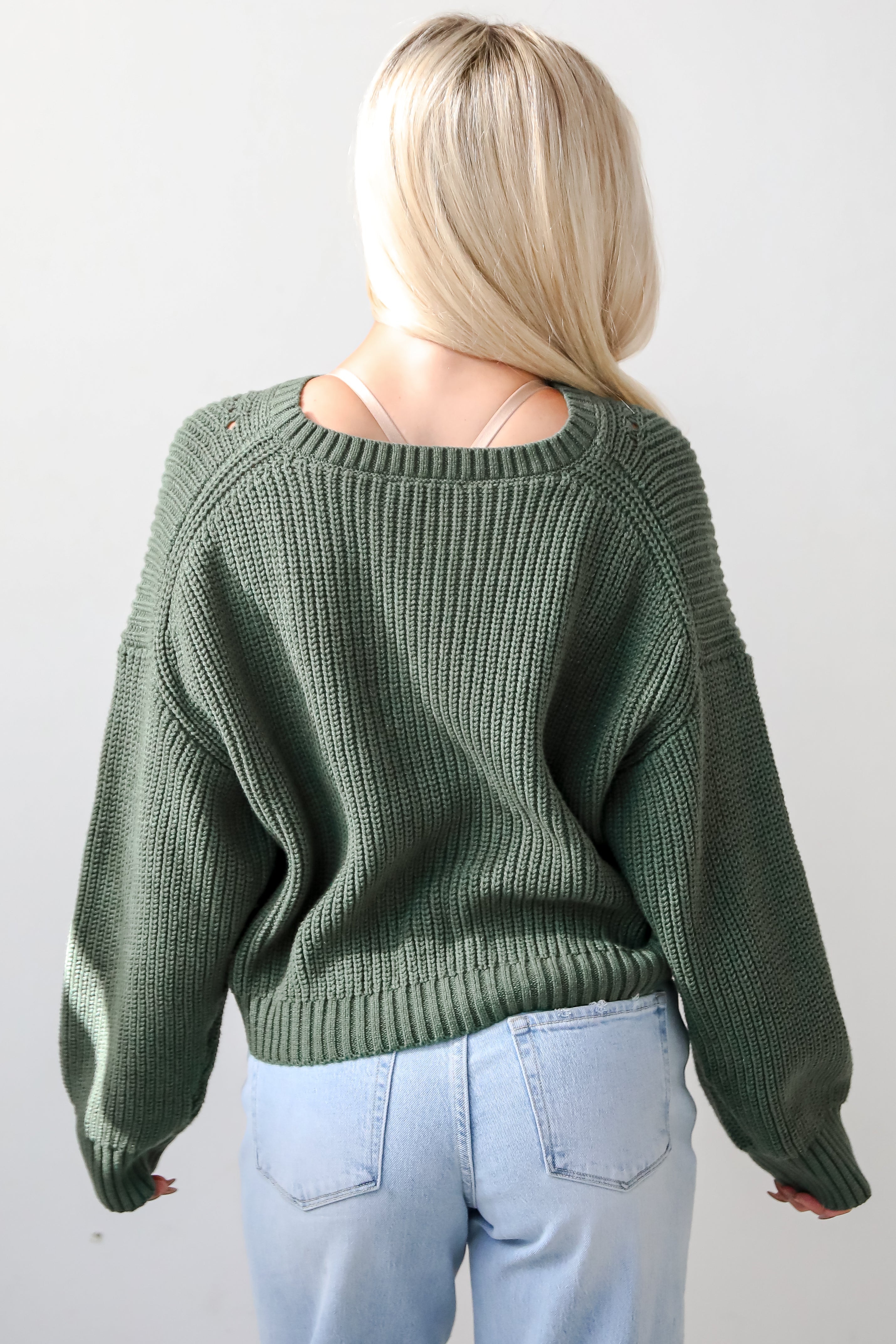 Immaculate Essence Olive Sweater