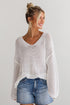 Relaxed Attitude Open Knit Sweater