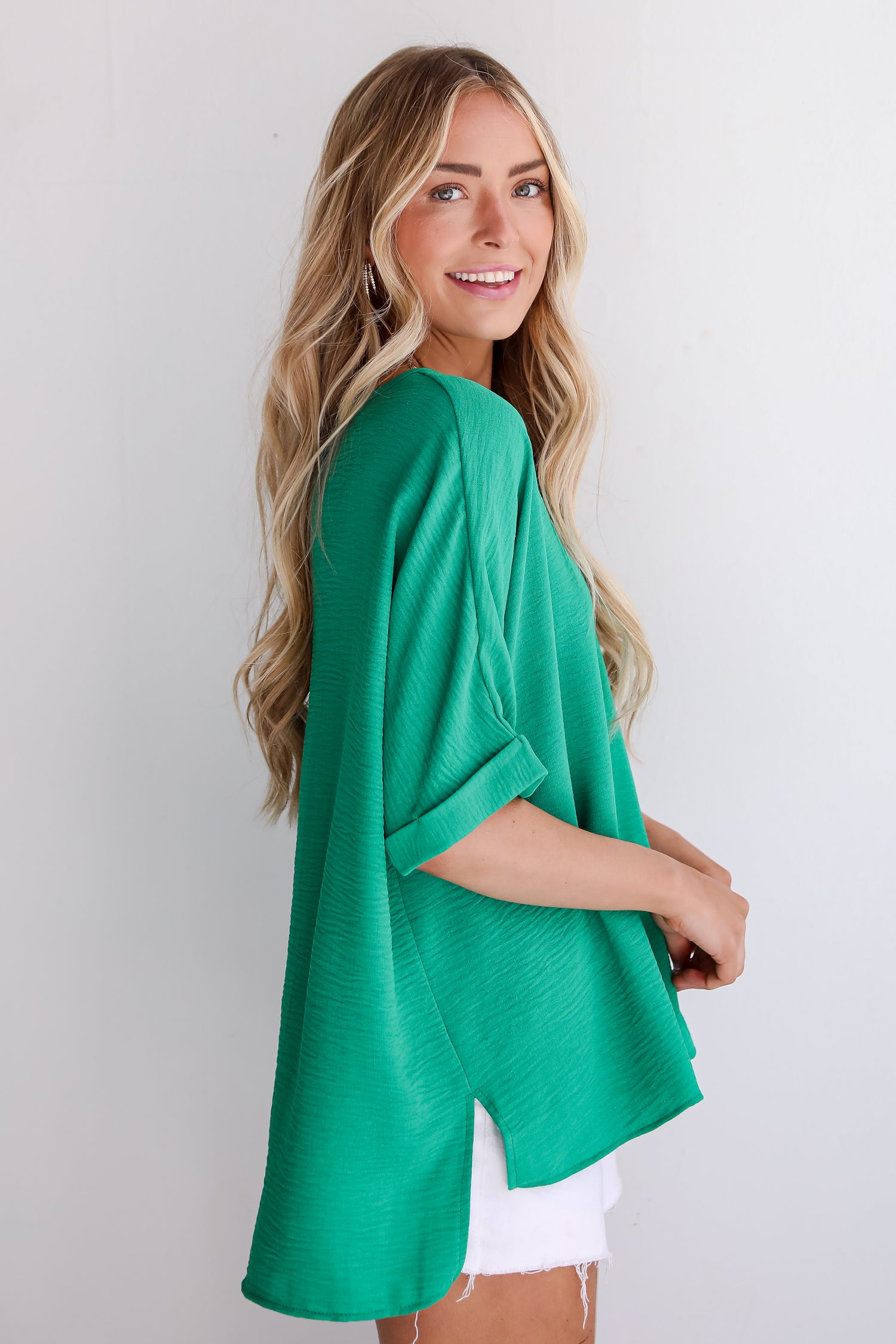 casual green Blouse