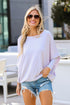 lavender Oversized Top