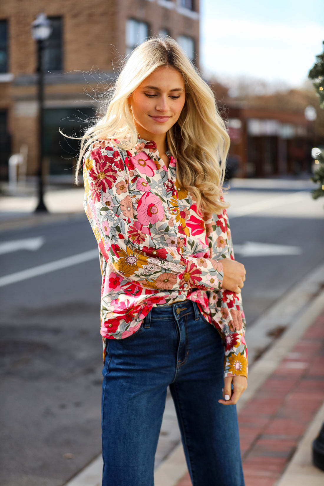 cute floral tops