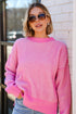 Pink Oversized Sweater