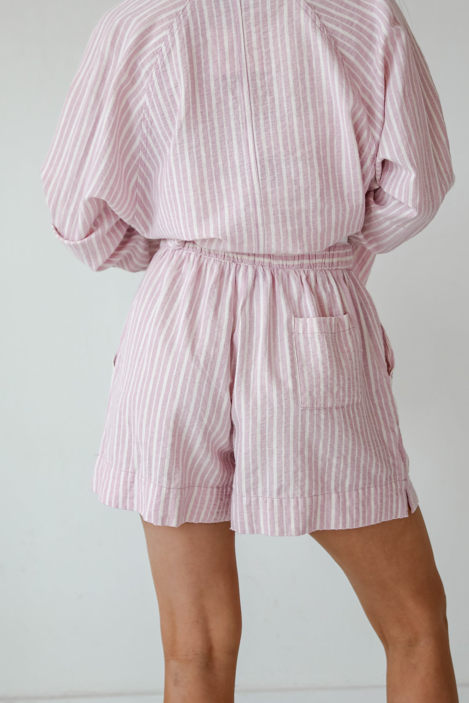 Thriving Sunshine Pink Striped Boxer Shorts