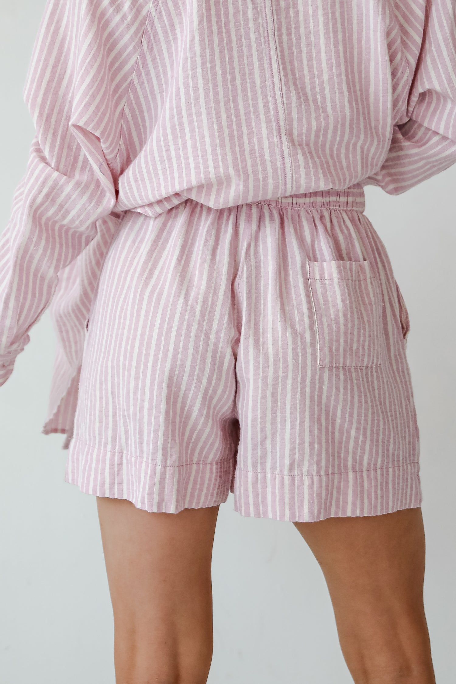 Thriving Sunshine Pink Striped Boxer Shorts