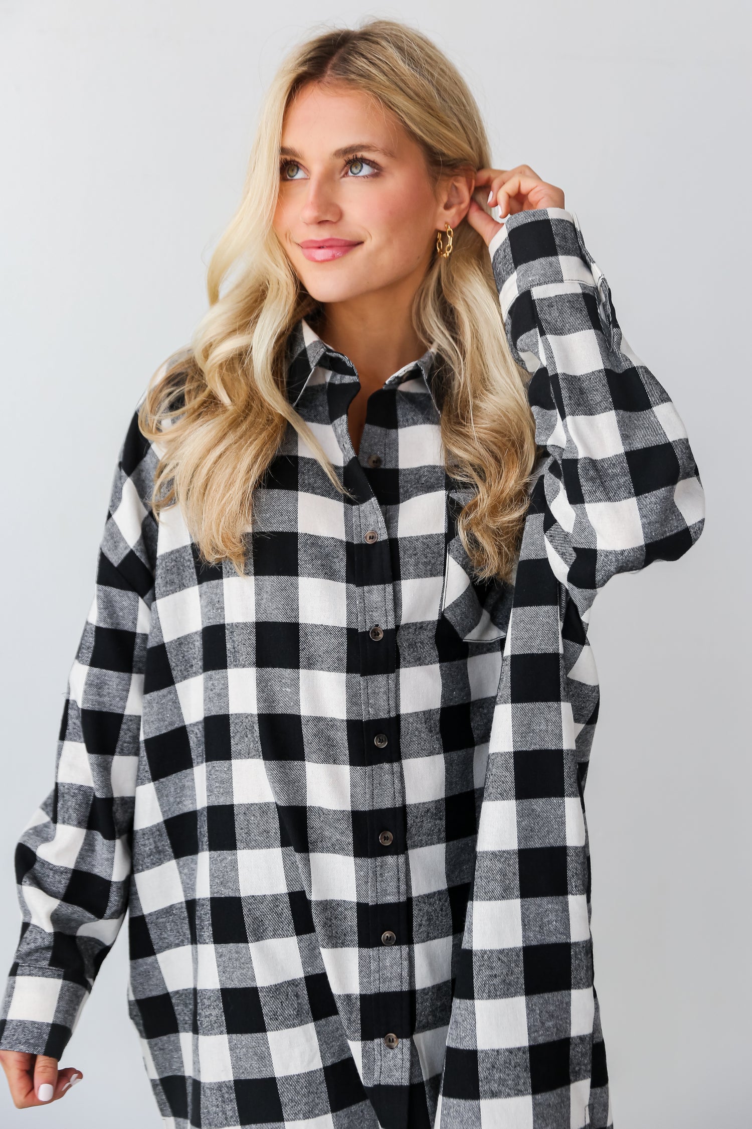 cute oversized flannels