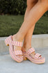 Pink Platform Espadrilles