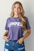 Purple Lumpkin Home Of The Indians Tee